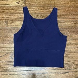 Zella Longline Ribbed Women’s Sports Bra Size Small